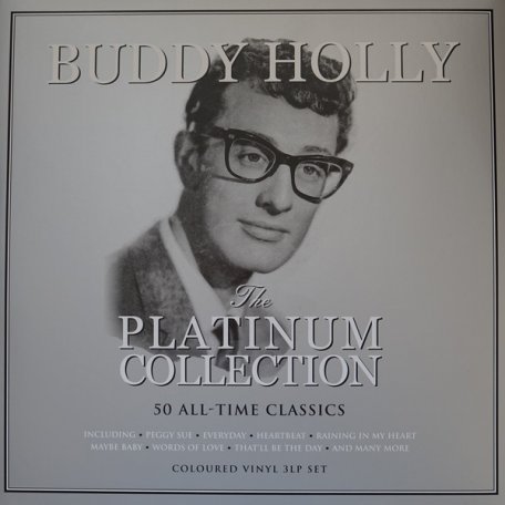 Виниловая пластинка FAT BUDDY HOLLY, THE PLATINUM COLLECTION (White Vinyl)