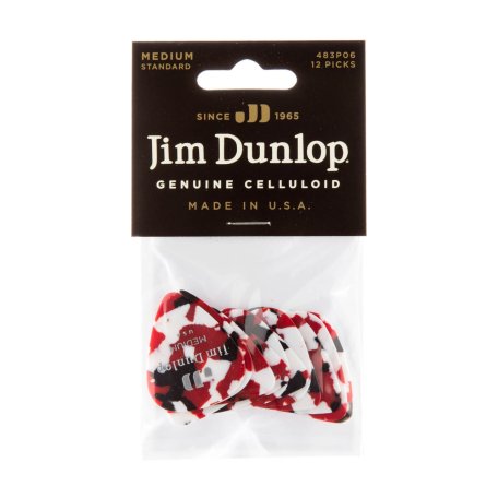 Медиаторы Dunlop 483P06MD Celluloid Confetti Medium (12 шт)