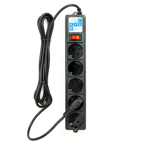 Сетевой фильтр PowerCube SPG-B-10-BLACK