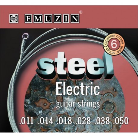 Струны для электрогитары Emuzin Steel Electric 6s 11-50