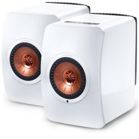 Полочная акустика KEF LS 50 Wireless Gloss White/Copper