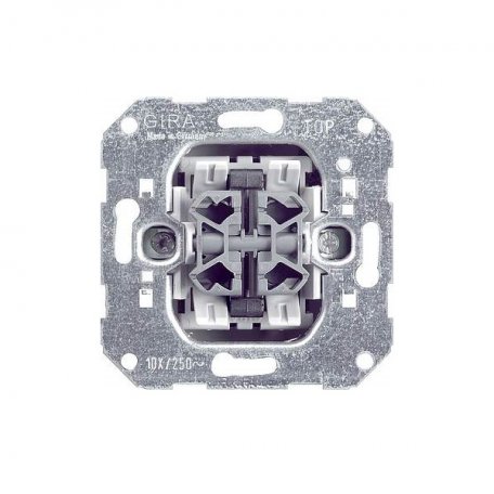 Gira Кнопочный выключатель двойной с 4 выходами арт.(014700)