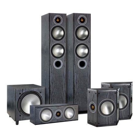 Комплект акустики Monitor Audio Bronze AV 5.1 black oak