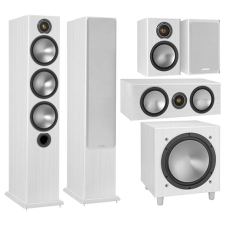 Комплект Monitor Audio Bronze set 5.1 white ash (6+1+Centre+W10)