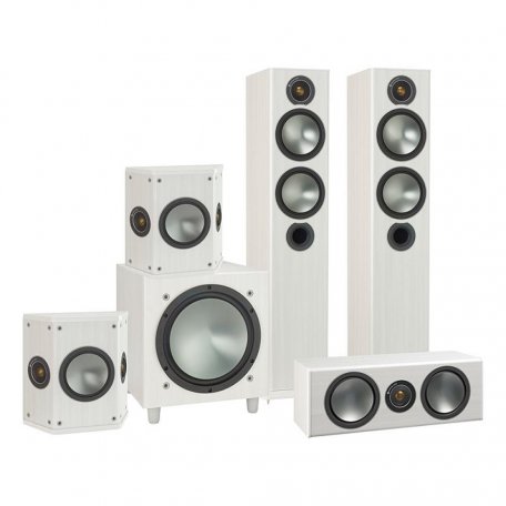 Комплект акустики Monitor Audio Bronze AV 5.1 white ash