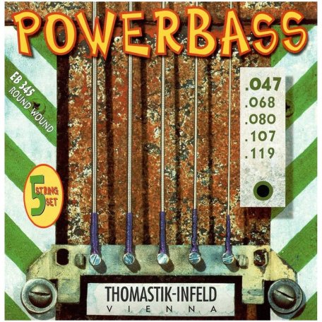 Струны для пятиструнной бас-гитары Thomastik EB345 Power Bass