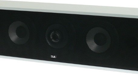 T+A KC 550 black cabinet with silver aluminium covers