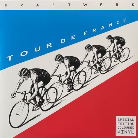 Виниловая пластинка Kraftwerk — TOUR DE FRANCE (Limited 180 Gram Translucent Red & Blue Vinyl/Booklet)