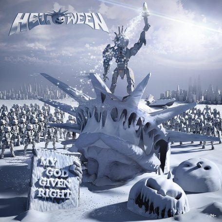 Виниловая пластинка Helloween - My God-Given Right (180 Gram Clear/Black Marbled Vinyl 2LP)