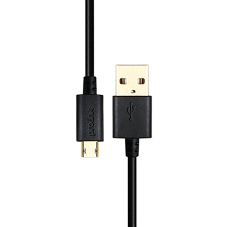 USB кабель Prolink PB475G-0100 (USB 2.0 A plug - Micro USB 2.0 Reversible Plug)