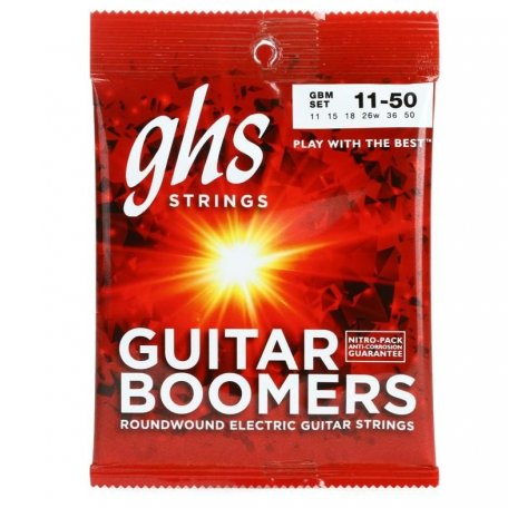 Струны GHS Strings GBM GUITAR BOOMERS
