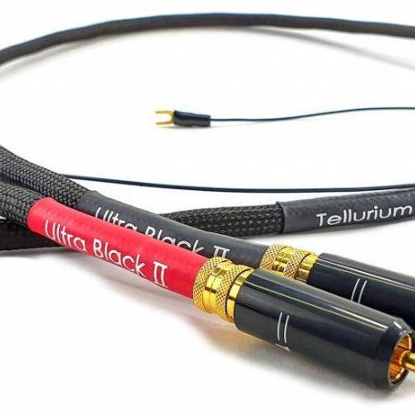 Кабель межблочный аудио Tellurium Q Ultra Black II Phono DIN to RCA, 2.0м