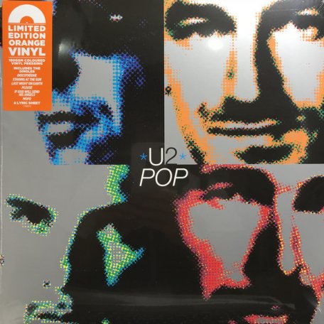 Виниловая пластинка U2, Pop (Remastered 2017 / Orange Vinyl)