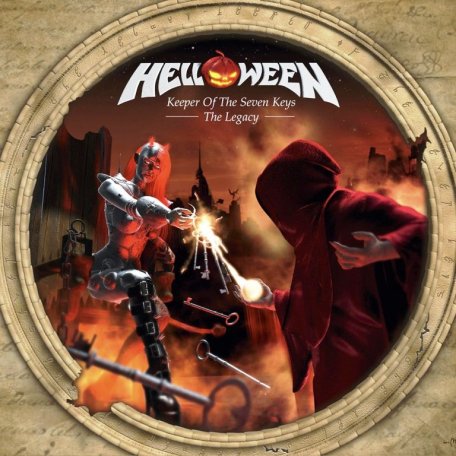 Виниловая пластинка Helloween - Keeper Of The Seven Keys: The Legacy (180 Gram Red/Orange/White Marbled Vinyl 2LP)