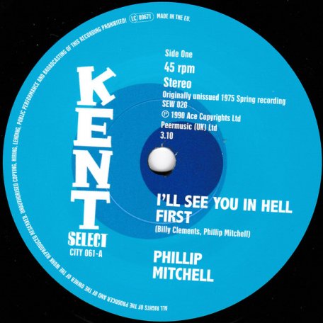 Виниловая пластинка Various Artists - Ill See You In Hell First B/W I Aint Givin Up (Black Vinyl LP)