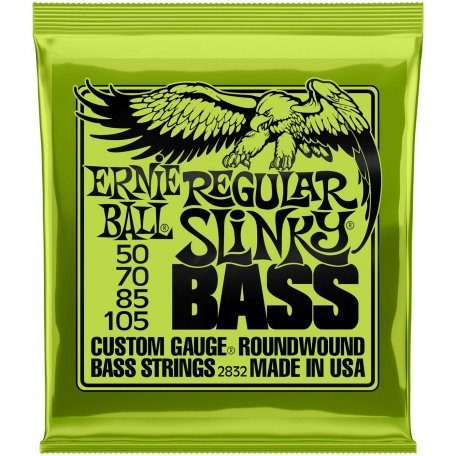 Струны для бас-гитары Ernie Ball 2832 Regular Slinky Nickel Wound Bass