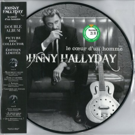 Виниловая пластинка Johnny Hallyday LE COEUR DUN HOMME (180 Gram/Picture disc)