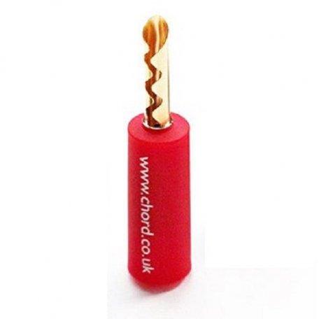 Разъем Chord Company Banana Plug (Screw Type) red