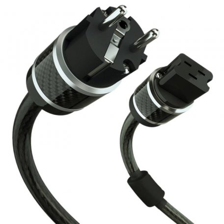Сетевой кабель T+A Power Three (Carbon) 2.0 C19 HD Кабель силовой (2 метра)