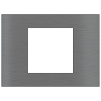 Ekinex Прямоугольная металлическая плата, EK-SRS-GBS,  серия Surface,  окно 60х60,  отделка - матовый титан
