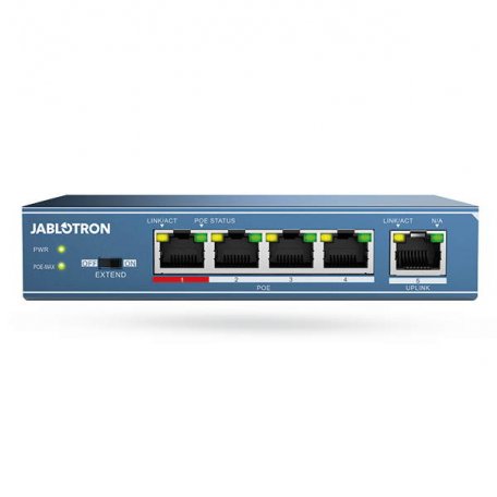 Коммутатор Ethernet Jablotron JI-114Z, PoE – 4 порта