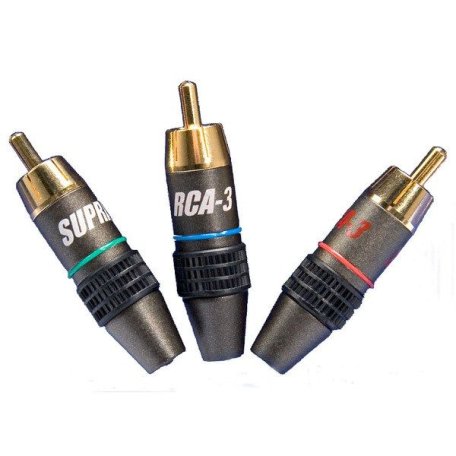 Разъем Supra RCA-3RGB 3-PACK (3 шт.)