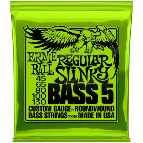 Струны для пятиструнной бас-гитары Ernie Ball 2836 Regular Slinky Nickel Wound Bass