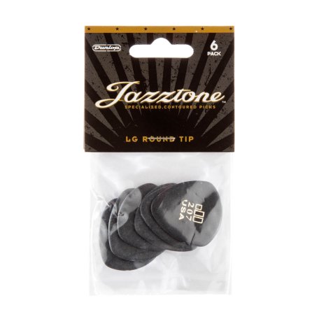 Медиаторы Dunlop 477P207 Jazztone Large Round Tip (6 шт)