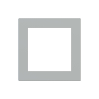 Ekinex Квадратная плата Fenix NTM, EK-DQS-FGE,  серия DEEP,  окно 60х60,  цвет - Серый Эфес