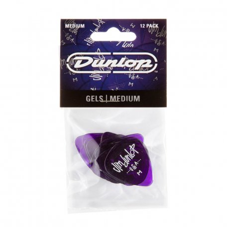 Медиаторы Dunlop 486PMD Gels M Purple (12 шт)