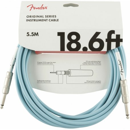 Инструментальный кабель FENDER 18.6 OR INST CABLE DBL