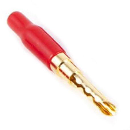 Разъем Black Rhodium Banana Z plug Gold plated до 4.0 mm red