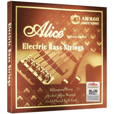 Струны для бас-гитары Alice AWR68(5)-M