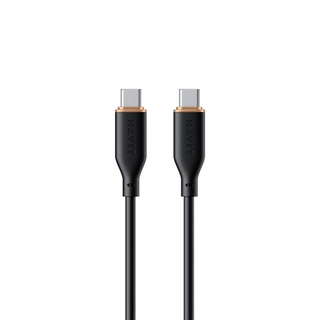 USB кабель HAVIT CB603 USB-C - USB-C BK 1m