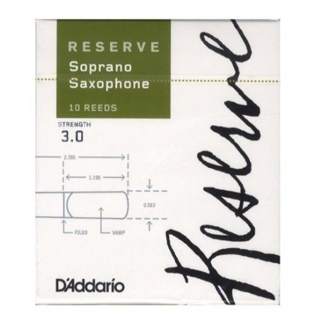 Трости DAddario WOODWINDS DIR1030 RESERVE SSX - 10 PACK - 3.0