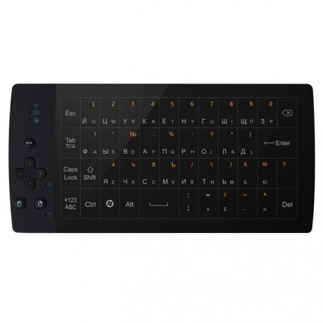 Беспроводной полноразмерный TouchPad пульт + 56 клавишная QWERTY клавиатура Upvel UM-517KB
