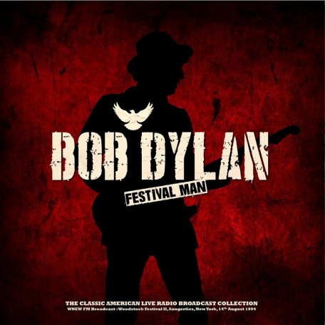 Виниловая пластинка Bob Dylan – Festival Man – Woodstock Festival II 1994 (RED/WHITE SPLATTER  Vinyl LP)