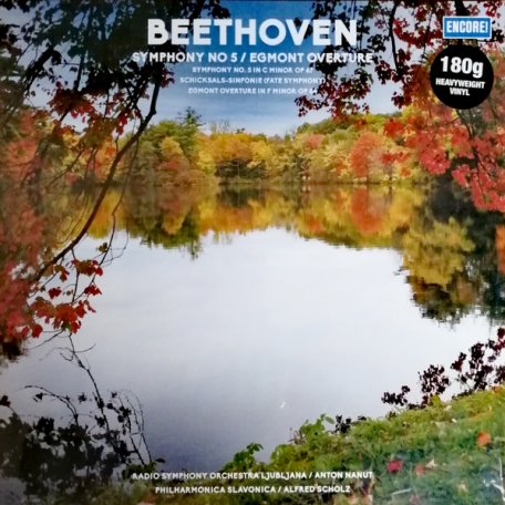Виниловая пластинка Ludwig van Beethoven - Symphony 5 and Egmont Overture (180 Gram Black Vinyl LP)