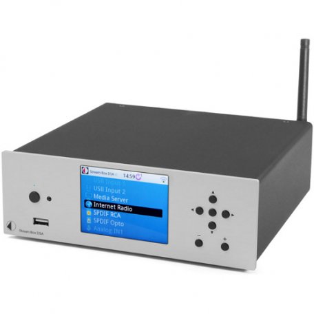 Сетевой аудио проигрыватель Pro-Ject Stream Box DSA silver