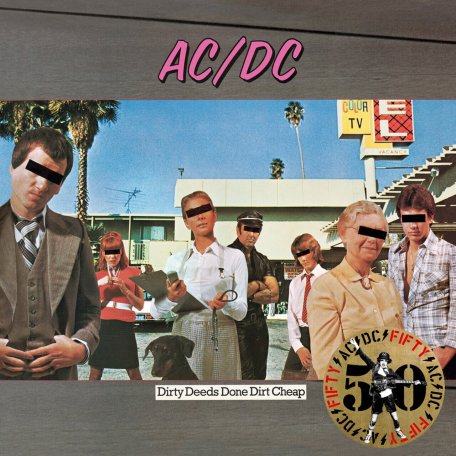 Виниловая пластинка AC/DC - Dirty Deeds Done Dirt Cheap (Limited 50th Anniversary Edition, 180 Gram Gold Nugget Vinyl LP)