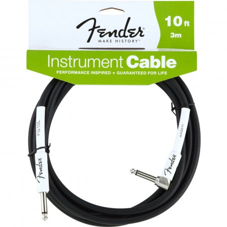 Инструментальный кабель FENDER 10 ANGL INST CBL BLK