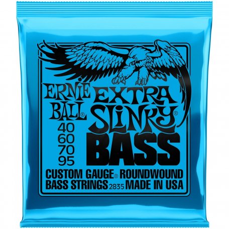 Струны для бас-гитары Ernie Ball 2835 Extra Slinky Nickel Wound Bass