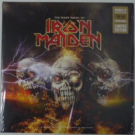 Виниловая пластинка Iron Maiden - The Many Faces Of Iron Maiden (Limited Yellow/red Transparent Vinyl)