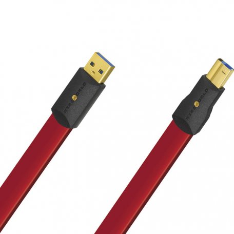 Кабель Wire World Starlight 8 USB 3.0 A-B Flat Cable 0.6m (S3AB0.6M-8)