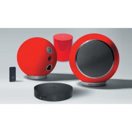 Elipson Planet LW 2.0 Red Speaker + Audio Bridge + Planet Sub