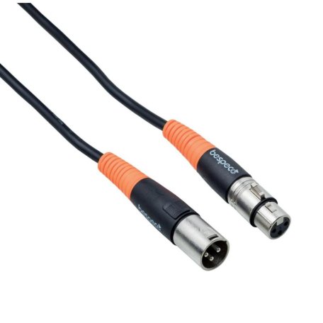 Микрофонный кабель Bespeco SLFM450, XLR3 pole (F)- XLR3 pole (M), 4,5м