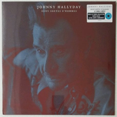 Виниловая пластинка Johnny Hallyday - Deux Sortes Dhommes / Nashville Blues (Live Au Beacon Theatre De New-York 2014) (Limited Edition, Numbered, Blue)
