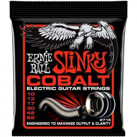 Струны для электрогитары Ernie Ball 2715 Cobalt Skinny Top Heavy Bottom Slinky