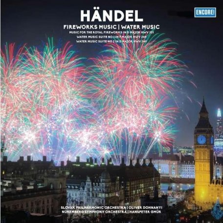 Виниловая пластинка Georg Friedrich Handel - Fireworks Music + Water Music: Slovak Philharmonic Orchestra, Nuremberg Philharm (180Gram Black Vinyl LP)