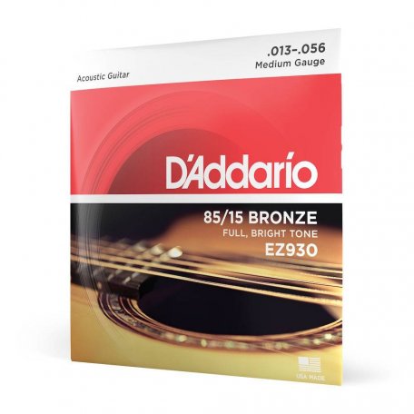 Струны DAddario EZ930 SET ACOUS GTR 85/15 MED 13-56.
